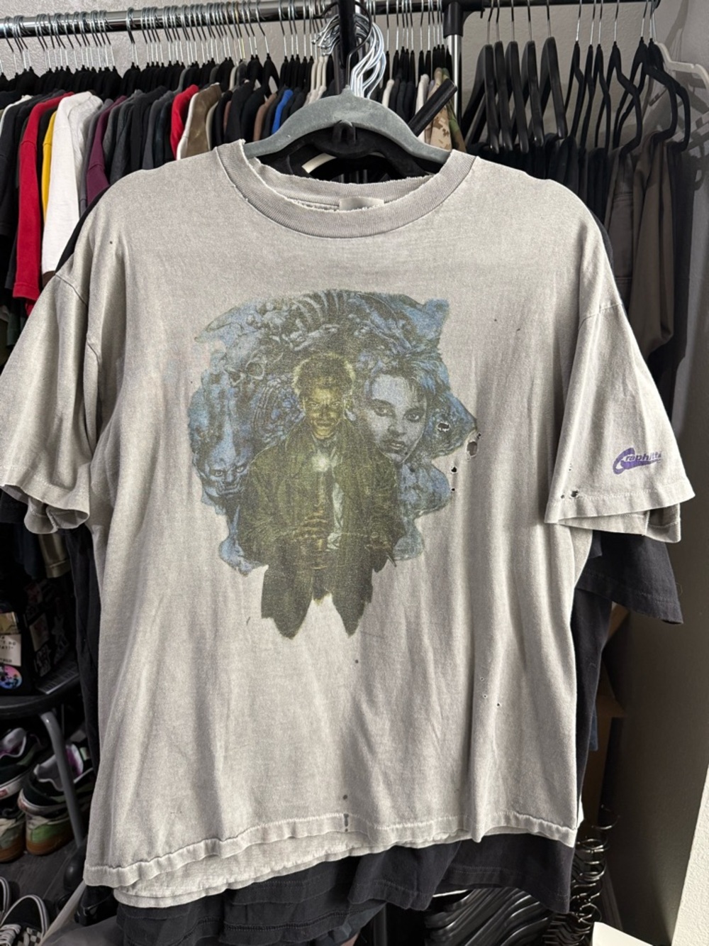 VTG GRAIL 1994 Hellblazer John Constantine DC Comics Graphitti Men’s L T-Shirt